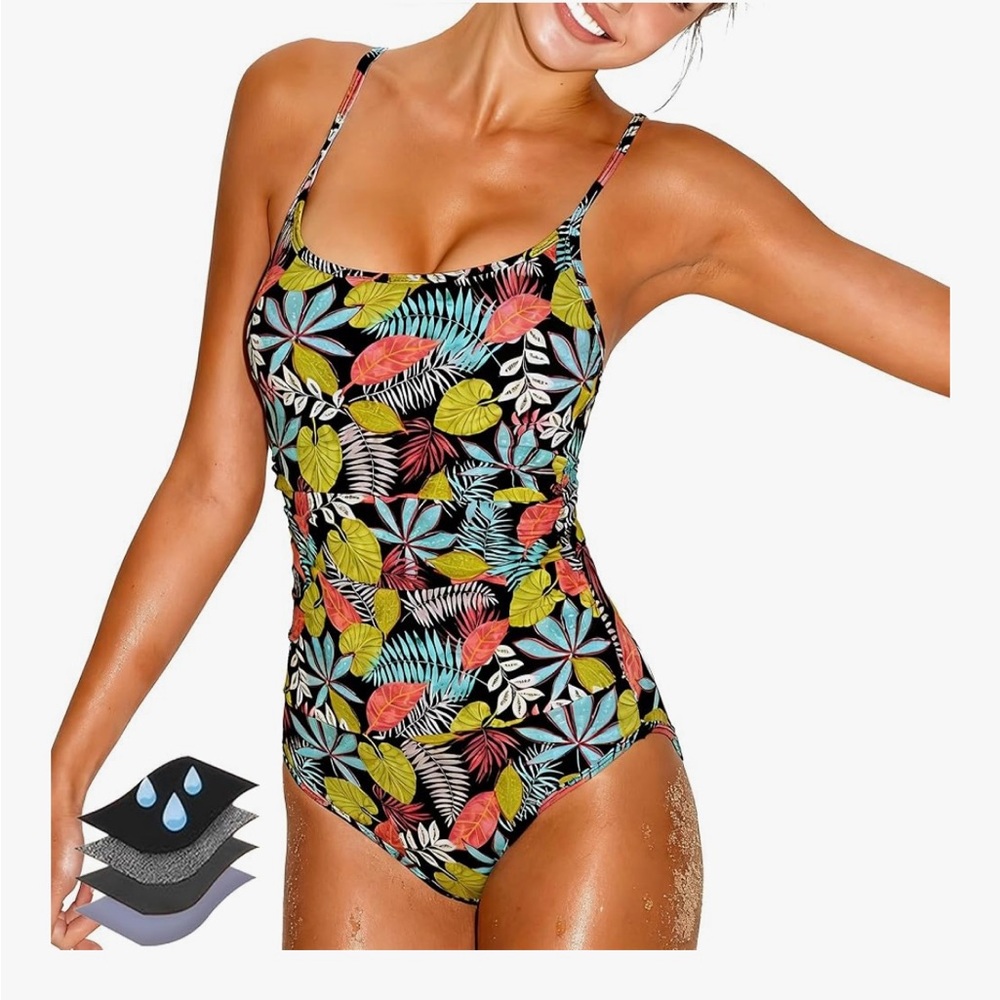 La LiVita Tropical One-Piece Swimsuit - NWT